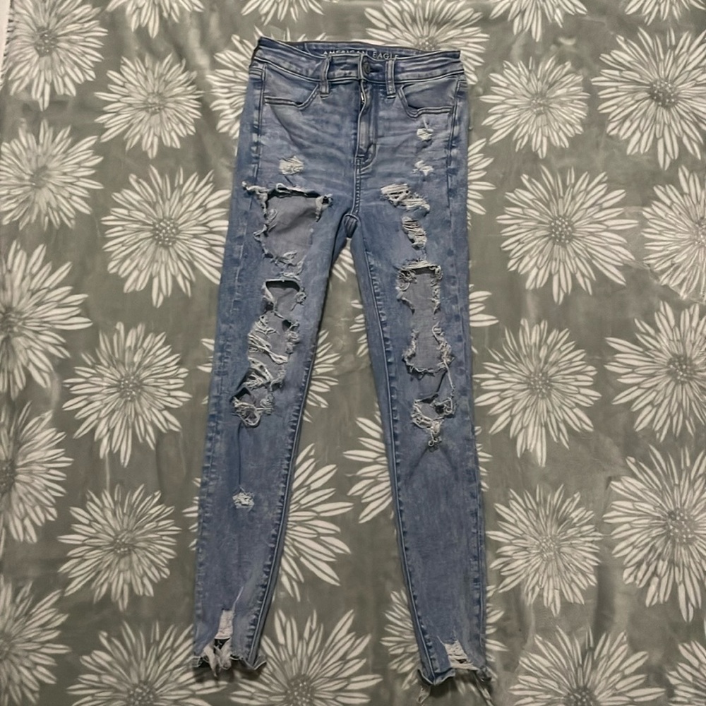 American eagle super hi-rise jegging